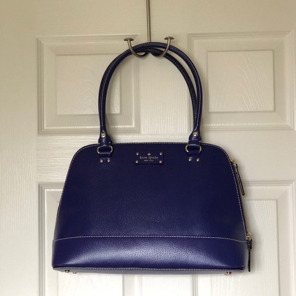 Kate Spade Wellesley Rachelle Royal Blue Leather